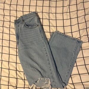 Abercrombie & Fitch Light Blue Straight Leg Jeans